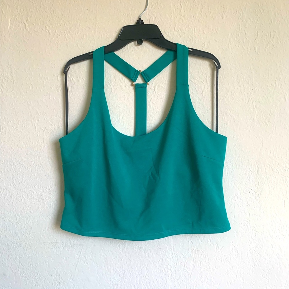 Turquoise crop top from Forever 21